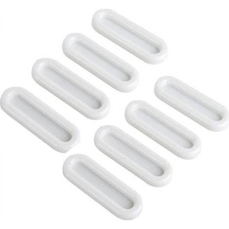 Inherited 8-Piece Self-Adhesive Window Handle, Self-Adhesive Handle, Sliding Door Adhesive Handle for Windows, Closets, Drawers, Cabinets, Refrigerators, Auxiliary Doors (1/5)
