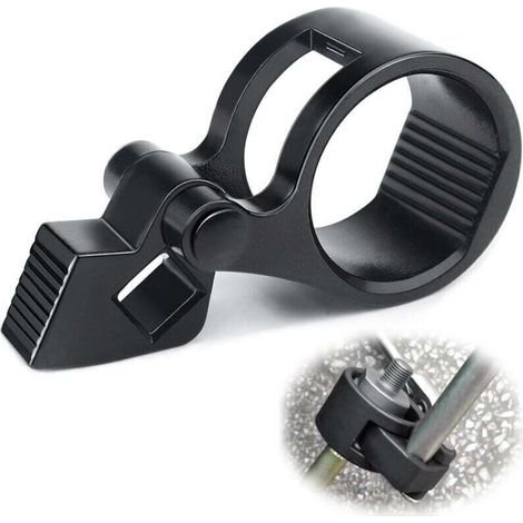 Attrezzo per la rimozione del tirante dello sterzo, attrezzo universale per estremità interne del tirante dello sterzo da 27-42 mm/1,1-1,7 pollici - Crezuo