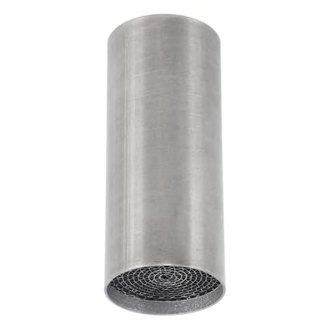 Moto Tuyau D'échappement Catalyseur en Fer Avant Moyen Silencieux D'échappement Catalyseur Universel pour Moto (42 100mm) (1/5)