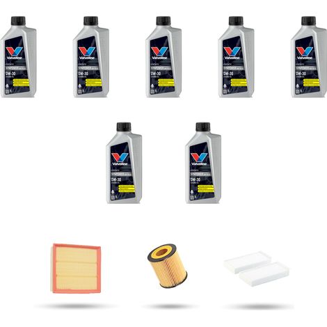 Kit tagliando 3 FILTRI e 7L OLIO compatibile con Bmw serie 5 (F10, F11, F18) activeHybrid 5 250kw dal 2011 (1/5)