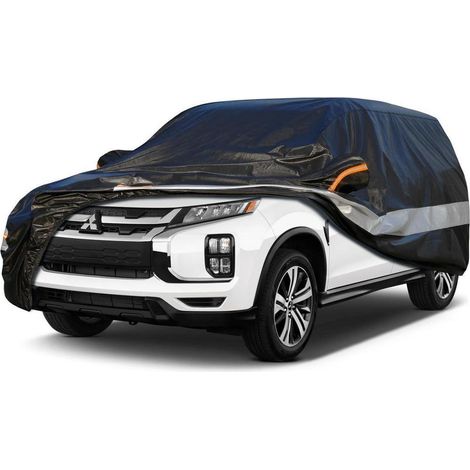 Autoabdeckung 10-lagig wasserdicht atmungsaktiv für Mitsubishi ASX (2010-2023) Schwarz (1/5)