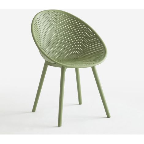Sedia moderna per cucina sala da pranzo bar esterno giardino Arielle - Verde (1/5)