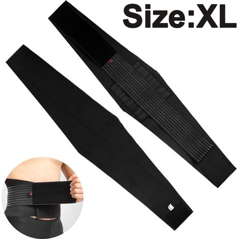 Support Lombaire - Ceinture De Soutien Lombaire Respirante Avec Brides Réglables - Pour Douleurs Lombaires Sciatalgies Hernies Discales Scoliose - 1 Pièce (1/5)