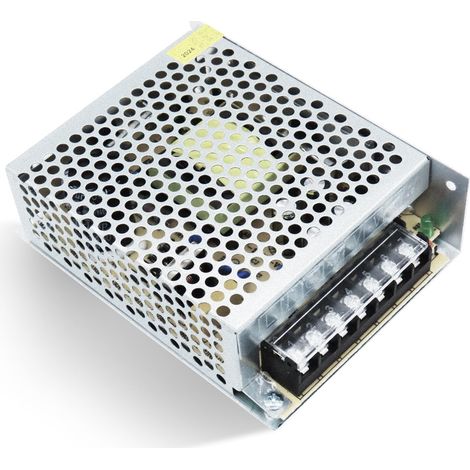 [MAI USATO]Alimentatore LED 12V 10A Trasformatore Alimentatore switching 120W AC 110V/220V DC 12V Adatto per strisce luminose LED, segnali luminosi di sonda, CCTV, radio (1/4)