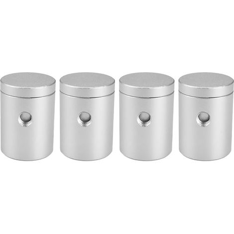 Kit de fixation pour miroirs avec 4 supports en alliage (1/2)