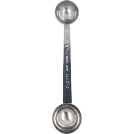 Double measuring spoon 15ml 30ml, stainless steel kitchen scale - AquaForge (1/5)