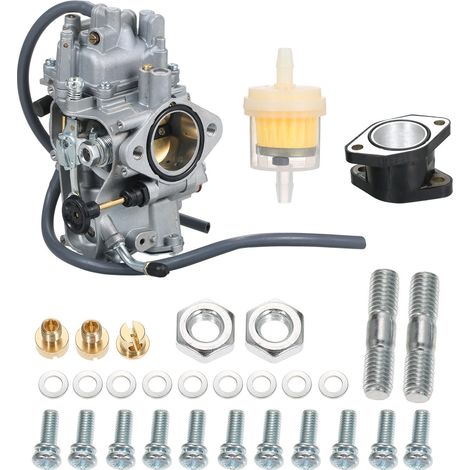 Sustitución del carburador de admisión para la cuatrimoto Yamaha Warrior 350 YFM 350 (1987-2004) (1/5)