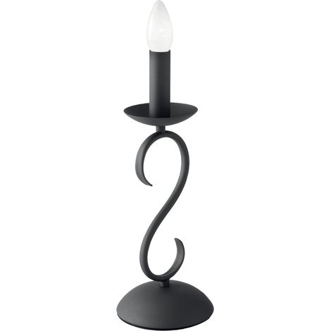 "Lampada da tavolo BEATRICE in metallo antracite"