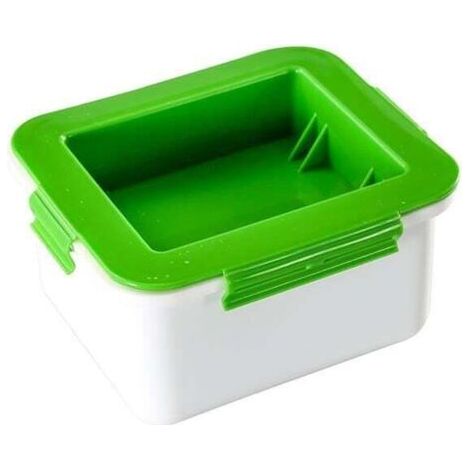 QORVA-Égouttoir à bloc de tofu, filtre à presse à tofu, dispositif de pression de bac d'égouttage, presse à tofu, presse à tofu (1/4)