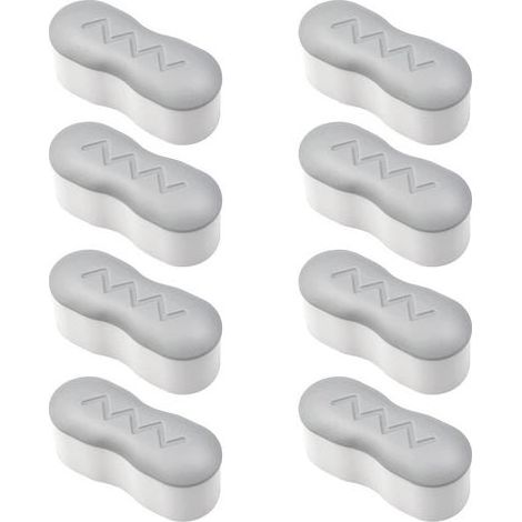 Kit Pare-Chocs pour Abattant de WC – 8 Pièces Auto-Adhésif Puissant, Universel pour Siège Toilette Maison/Hôtel/Restaurant (1/5)