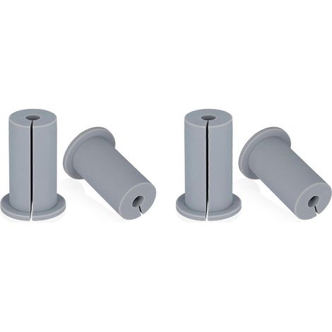 4er-Pack Kabeldurchführungen für Starlink, Kabeleinführungen für 2,5 cm (1 Zoll) große Wandlöcher, Wanddurchführungen für Ethernet-Kabel, grau (1/5)