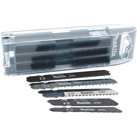 Makita – Lames de scie sauteuse 10 pièces B44410 – Pour bois dur et teck – Coupe nette sans éclat – Compatible avec modèles standards