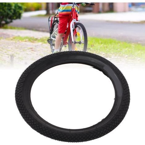 Pneu vélo enfant antidérapant 16x2.125 en caoutchouc épais à motif damier (1/5)