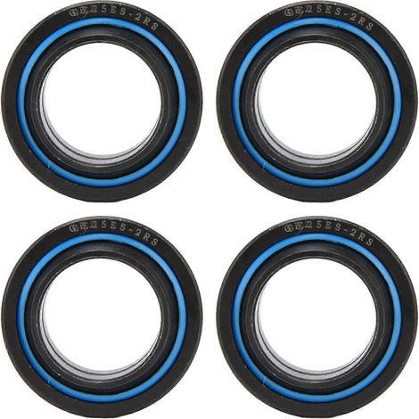 4-teiliges Set für Kugelgelenklager, Gleitlager, Radiallager, Rillenkugellager, Zubehörset für Geräte GE25ES-2RS