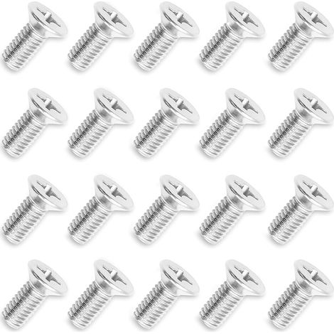 20 boulons de disque de frein, boulons de disque de frein automobile en acier inoxydable 93600-06014-0H, boulons de fixation de disque de frein avant et arrière.