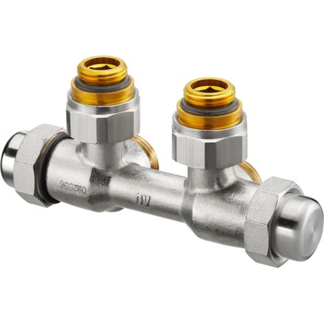 OVENTROP Racor de conexión Multiflex FQ Escuadra conexión derecha, G 1/2 AG x G 3/4 Eurocono, 1015875