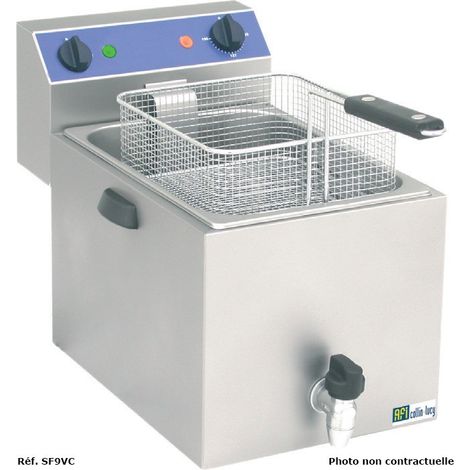Friteuse professionnelle de Table Série Standard avec Vidange Spéciale Surgelée - 8 L - AFI Collin Lucy