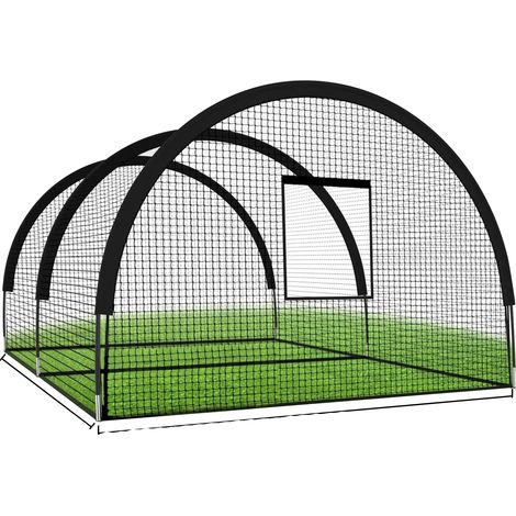 Tapis de frappe, Design portable, Compatibilité multi-sports, Noir 32x12x8FT (1/2)