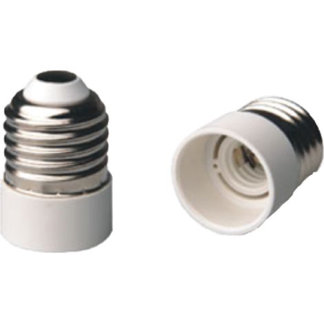 Adaptador de Casquillo de Portalámparas E27 a E14 (Solo Instalaciones 12V o Inferiores) (1/2)