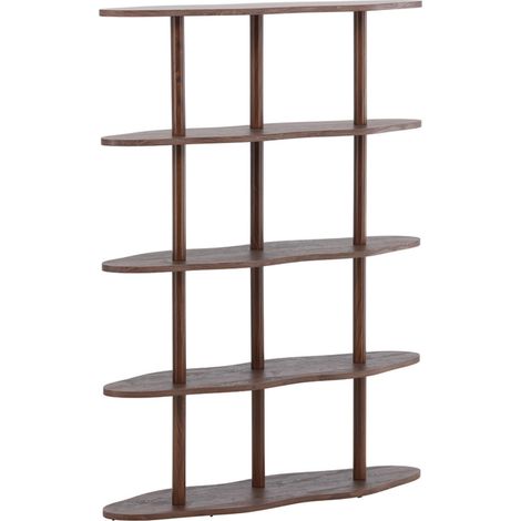 Étagère Ondulé 5 Niveaux "Moln" 140cm Marron (1/5)