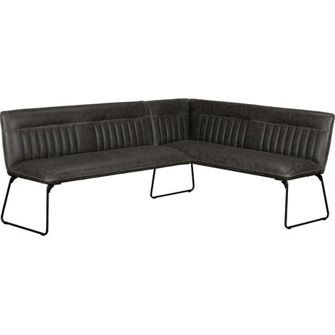 Banquette d'angle grise (côté gauche) OKA