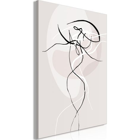 Tableau Beige Energy Vertical - 80 x 120 cm (1/4)