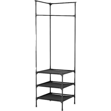 Penderie Portemanteau d'angle simple - 180x45x45cm Penderie (1/5)