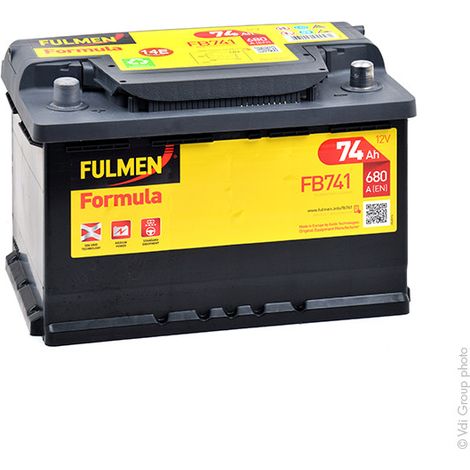 Fulmen - Batterie voiture FULMEN Formula FB741 12V 74Ah 680A (1/4)