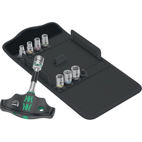 Set clé mixte à cliquet KK 400 RA Set 2 9-tlg.1/4 Zoll Z.80 WERA