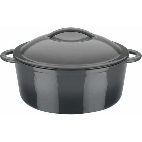 GSW GREY SHADOW Gusseisenmarmite 24 cm grau shadow (1/3)