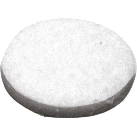 HSI Filzgleiter, selbstklebend rund, braun, 17mm, 20 STK