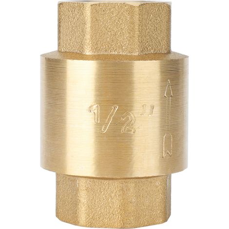 Clapet anti-retour laiton fileté haute précision pour eau, gaz, huile (G1/2") (1/5)