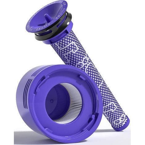 LYERCW - BluePower Spare pour les filtres Dyson V6 V7 V8, remplacement pour aspirateur HEPA, 1 Post & 1 Pre (1/5)