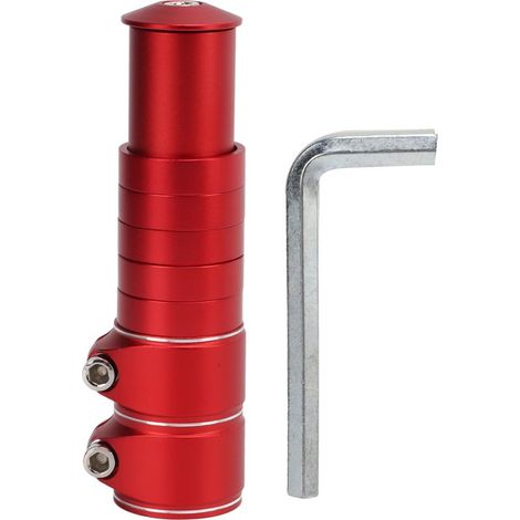 Guidon Rehausseur Vélo Confortable Sécurisé Meilleure Expérience Cycliste Accessoire Vélo pour Longues Distances Cyclistes Rouge (1/5)