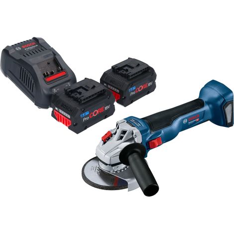 Bosch GWS 18V-10 Professional Smerigliatrice angolare a batteria 18 V 125 mm Brushless + 2x batteria ProCORE 8,0 Ah + caricabatteria