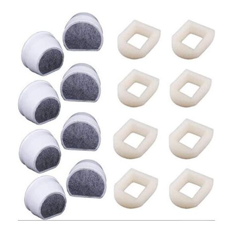 Compatible avec distributeur d'eau automatique Petsafe accessoires filtre à charbon actif 8 pièces remplacement pour animaux de compagnie-ARCAN (1/5)