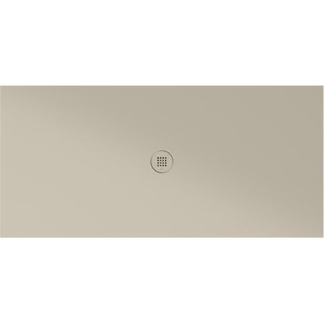 Receveur de douche rectangulaire en céramique 170x80x2cm, creta mat