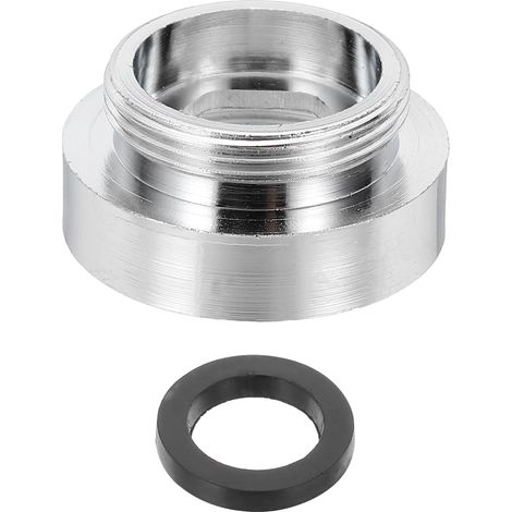 Adaptateur De Mousseur De Robinet, Femelle M26 Vers Mâle M22 Avec Joint, Longueur 13mm, Réducteur De Robinet Aérateur, adaptateur robinet cuisine pour tuyau d'arrosage, Aérateu (1/5)