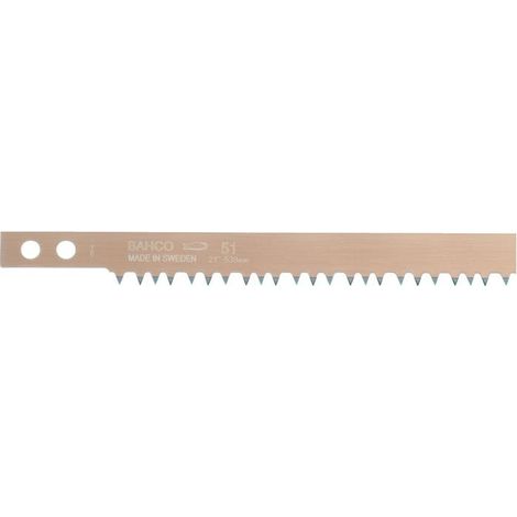 Bahco – Lame de scie à archet 525 mm – Dents pour bois sec – Protection anti-corrosion – Coupe nette sans éclat (1/4)