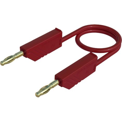 Hirschmann Test & Measurement MLN 100/2,5 RT Messleitung Lamellenstecker 4 mm Lamellenstecker 4 mm 1