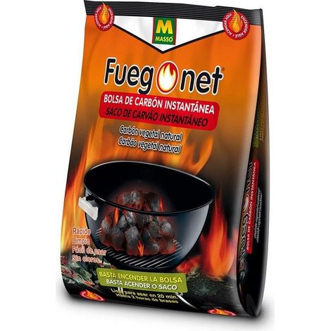 Fuegonet Massó Charbon Instantané Sac 1,5kg