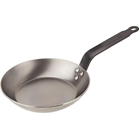 De Buyer Carbone Plus Padella lionese, diam 20 cm, 5110.20, Acciaio
