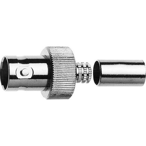 Telegärtner J01001A0073 J01001A0073 Connecteur BNC femelle, droit 50 Ω 1 pc(s) Y886011