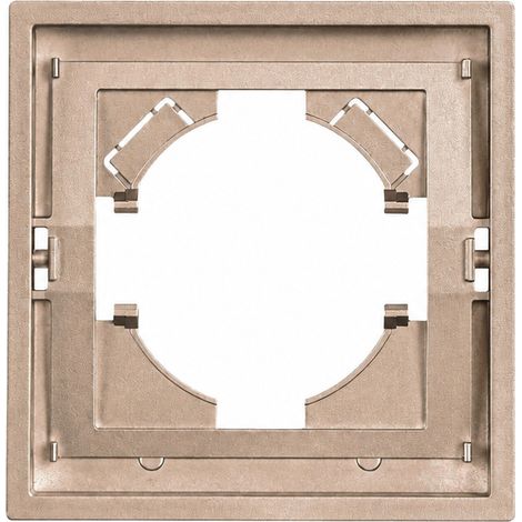 Plaque cadre 1 poste 8080mm Z série doré PC ignifuge pour appareillage mural 13 × 9 × 10 cm – Livraison gratuite