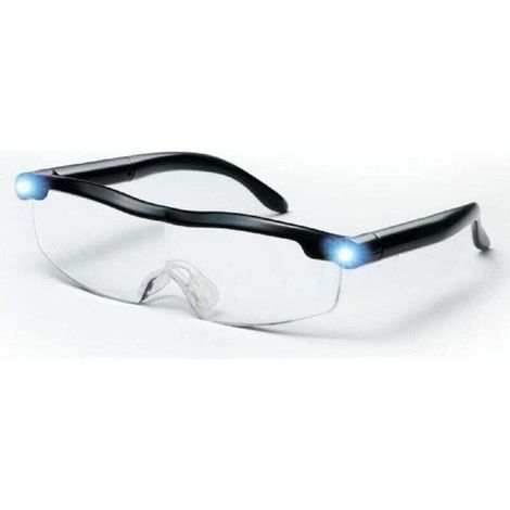 Lunettes de Lecture - Loupe de Vision puissante avec lumière LED, grossissement de 160%, pour Lecture,Tous Les Travaux de Précision,Réparations,Couture, Montres et Artisanat (1/5)