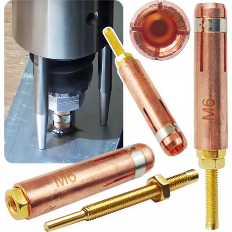 Électrode M6 pour machine à souder les condensateurs, support de soudage de goujons (1/5)