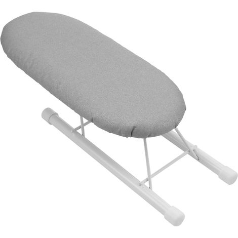 Mini Table à Repasser Pliante en Acier Argenté pour Maison (1/5)