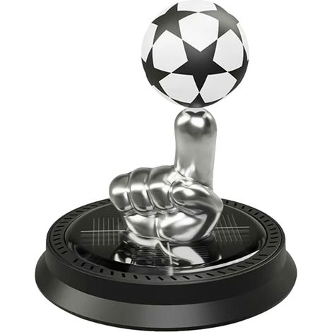 Diffuseur Parfum Voiture Solaire Alliage Ornement Football Rotatif Huile Essentielle Décoration Intérieur Véhicule Accessoire (1/5)
