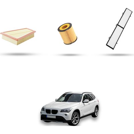 Kit tagliando 3 filtri compatibile con Bmw x1 (E84) 20ix 135kw dal 2011 (1/4)
