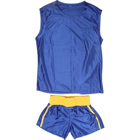 Tenue d'entraînement Sanda Muay Thai pour enfants avec ceinture élastique (1/5)